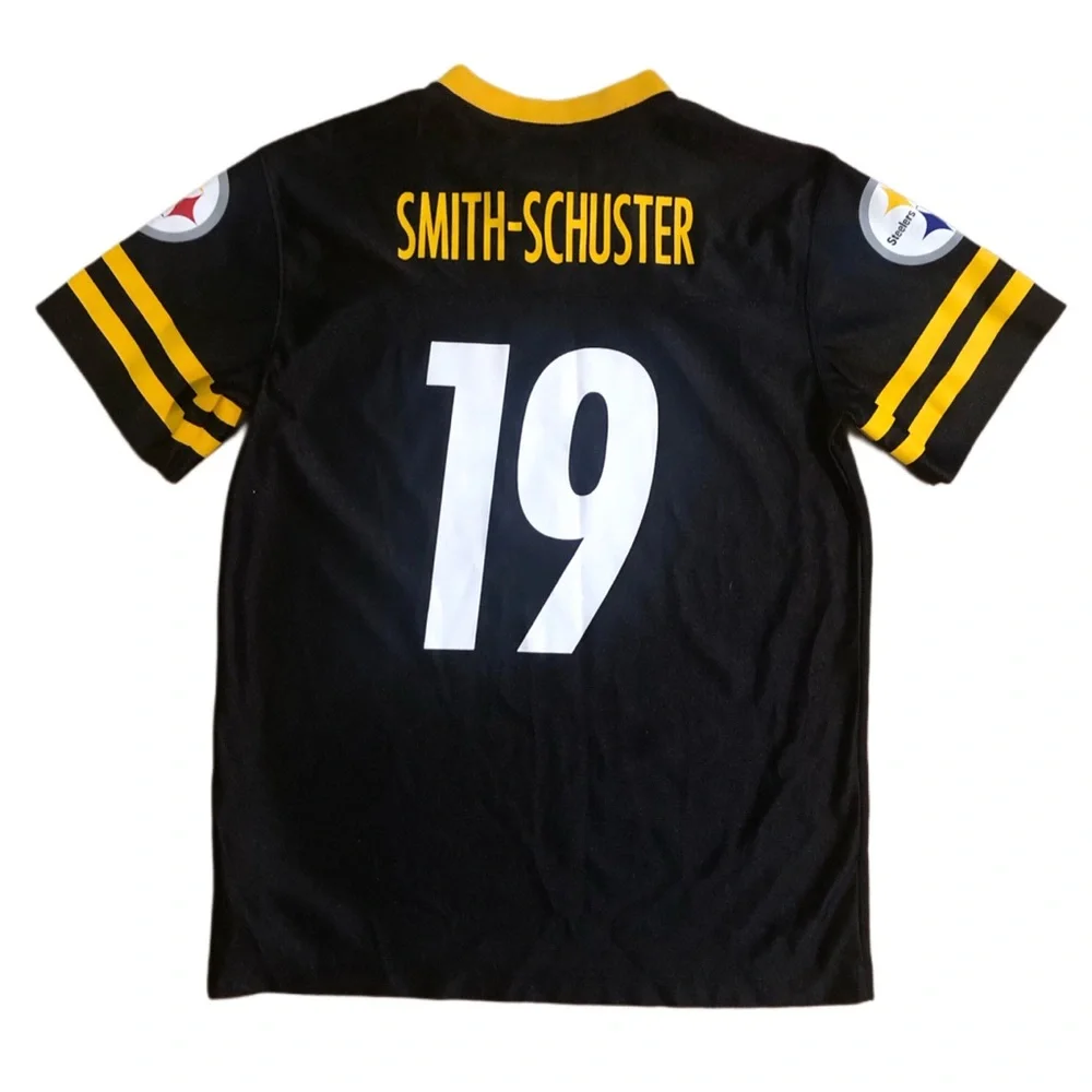 NFL Pittsburgh Steelers #19  Smith-Shuster Short Sleeve Jersey Sz 10-12